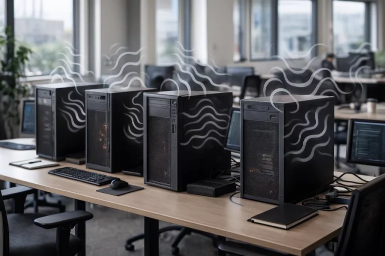 servidores preguntandose ¿Por qué mi ordenador hace tanto ruido?